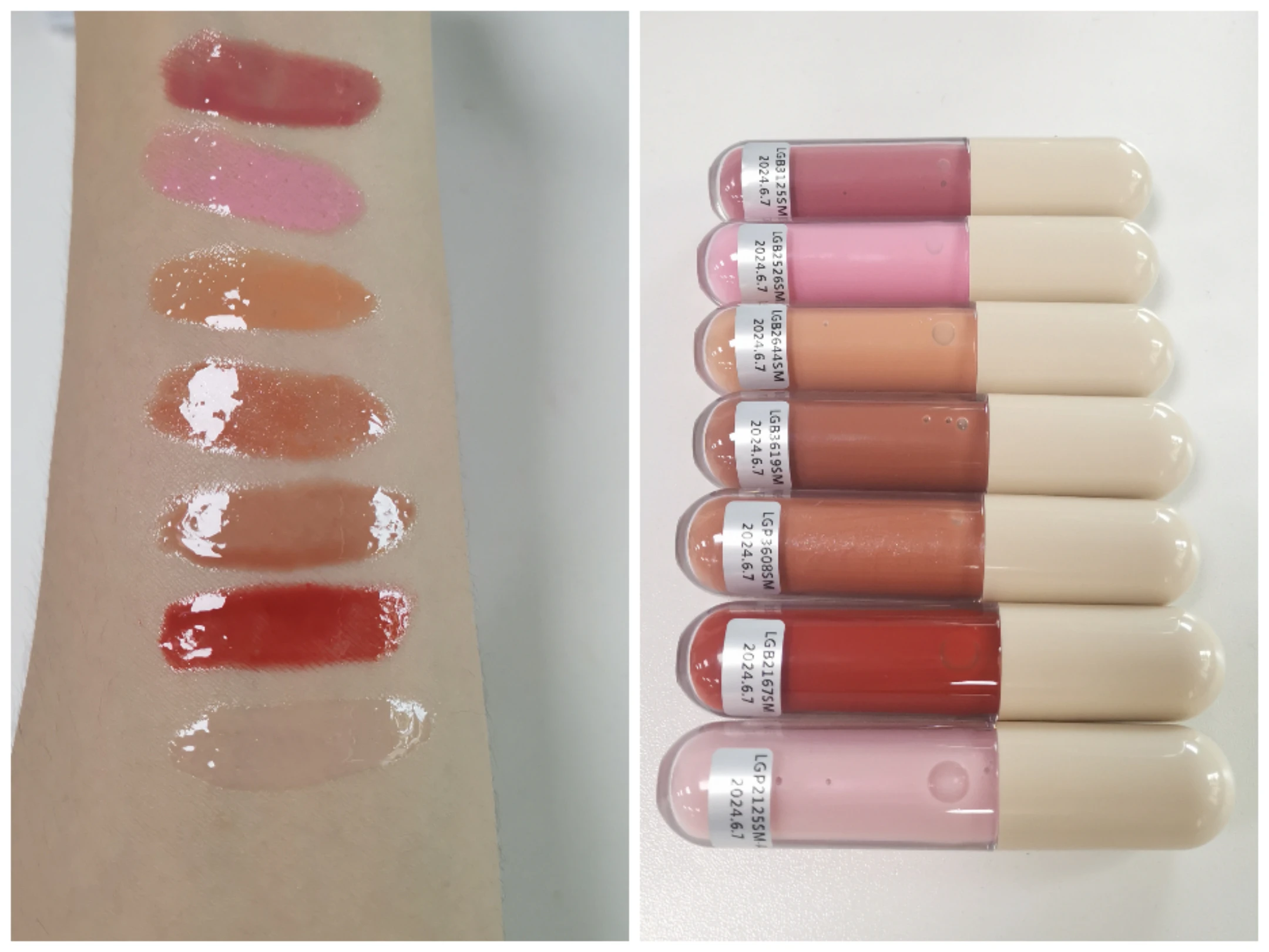 Customized Your Own Scented Lip Glaze Long Lasting Cute Lipgloss OEM Colors Candy Lip Gloss for Summer details