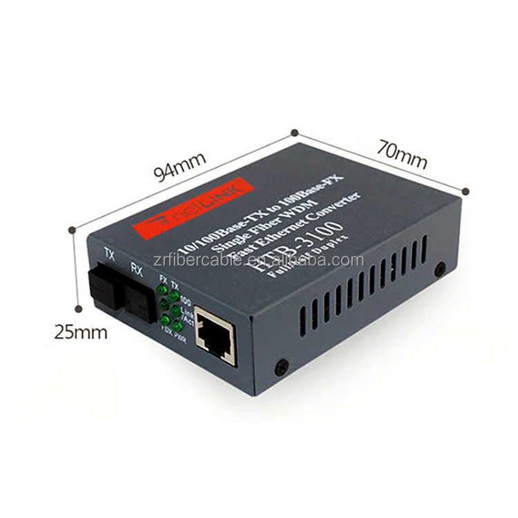 HTB-3100 Net Link Media Converter Switch Convertidor De Medios De Fibra Optica To RJ45 2 4 8 Puertos Converter Fiber Optik