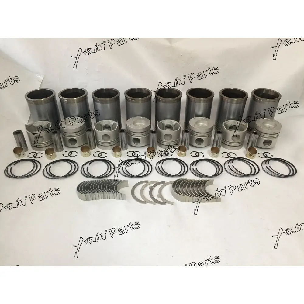 Overhaul Kit With Bearings Piston Rings Liner Fit for Nissan RD8
