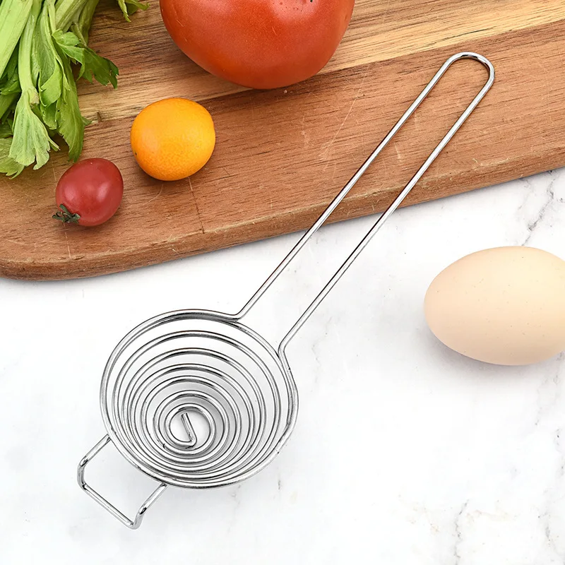 Stainless Steel Whisk Separator Set, Wire Whisk Egg Separator