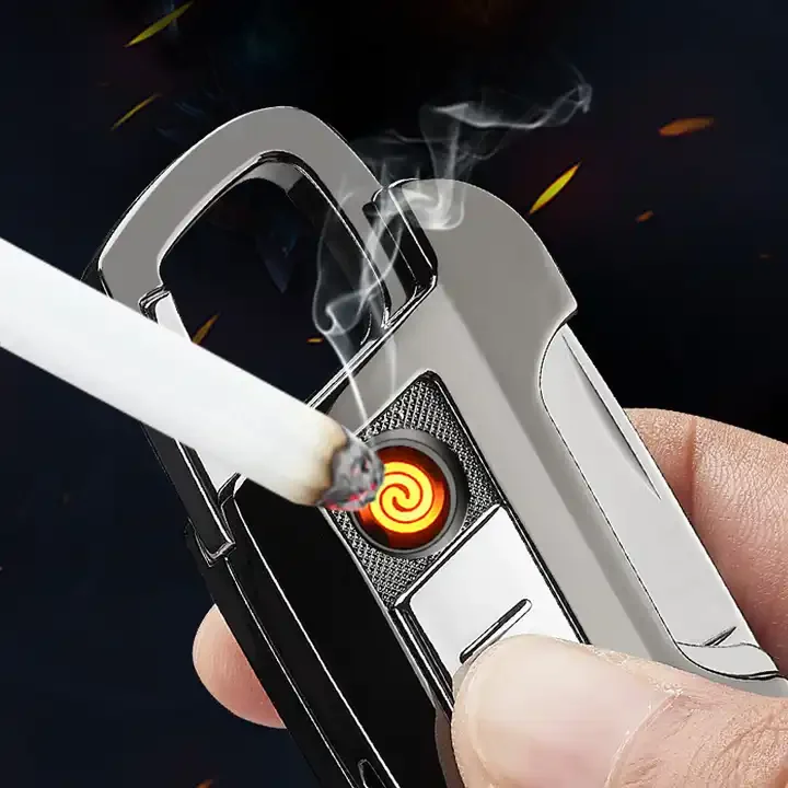 10 in 1 Multifunction Keychain Lighter Wine Bottle Opener Usb Lighter Knife Lighter Rechargeable