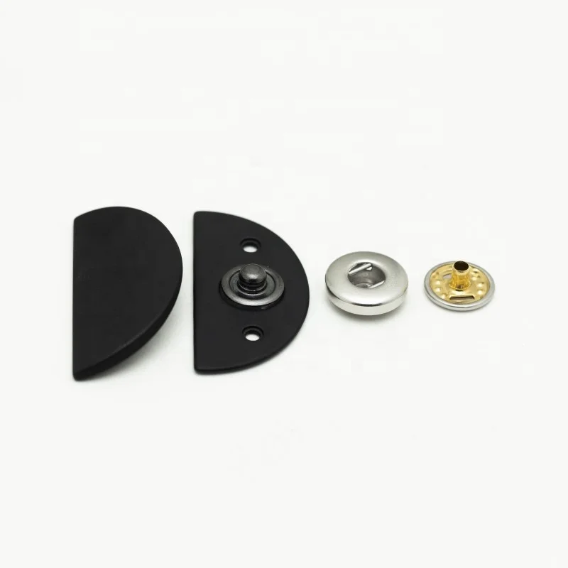 Zinc Alloy Half Round Snap Button Unique Design Snap Fastener Buttons for Clothing