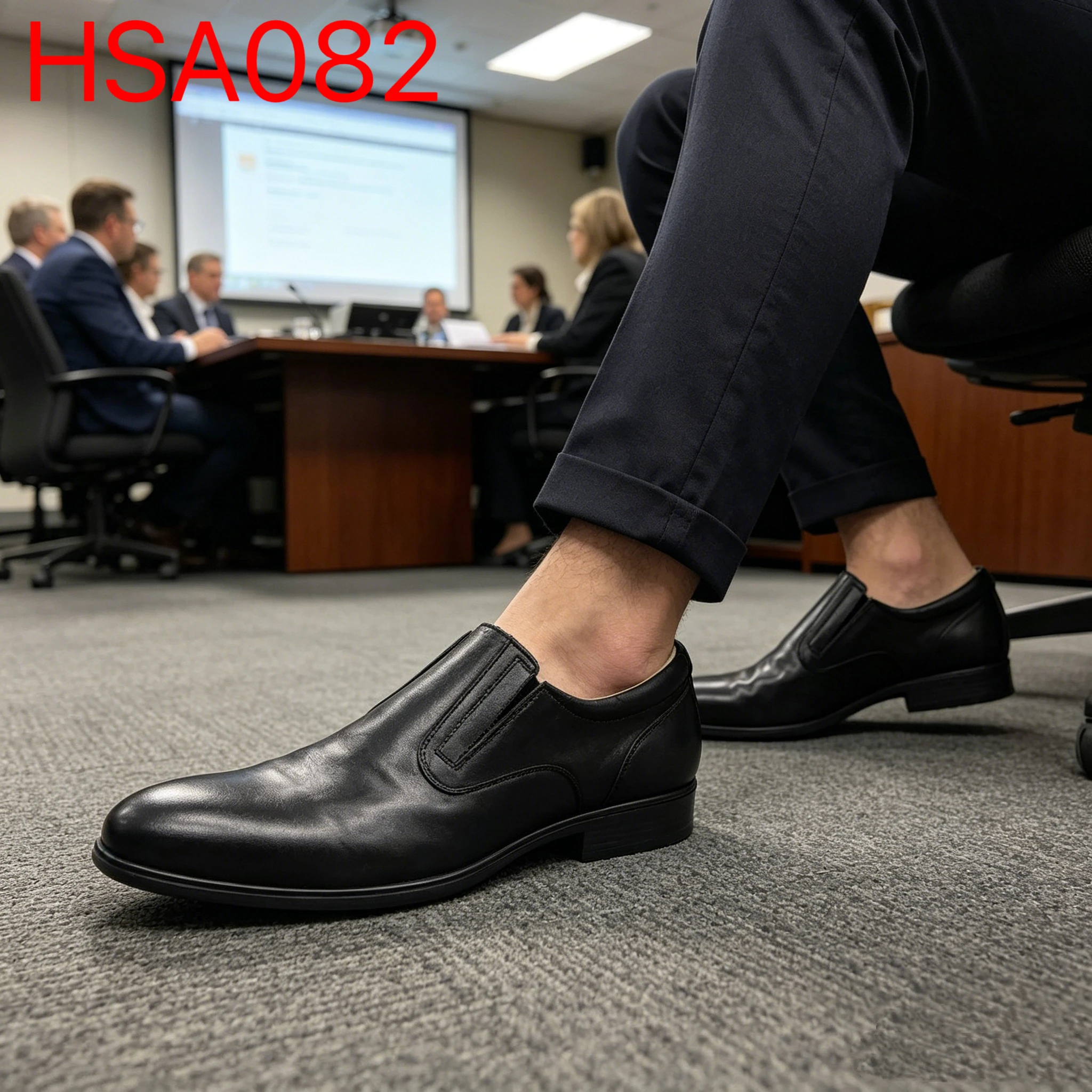 YYR, Scarpe da lavoro aziendali per eventi corporate, antiodore e comode da indossare, in vendita sul mercato russo; popolari scarpe da uomo eleganti con punta affusolata, modello HSA082
