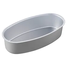 Oval Hemming Aluminum Non-stick Mousse Chiffon Fondant Cake Baking Mold Bakery Tray Cake Tin Molding Bread Loaf Pan Toast Mold