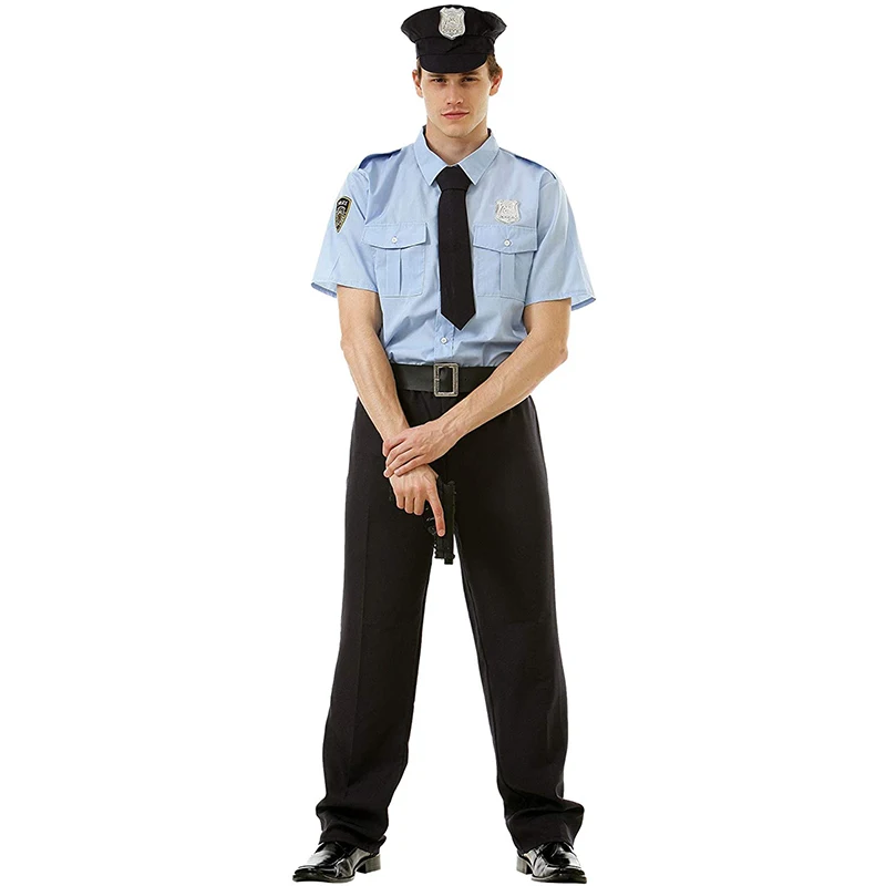 custom security guard uniform short sleeve police uniform shirt