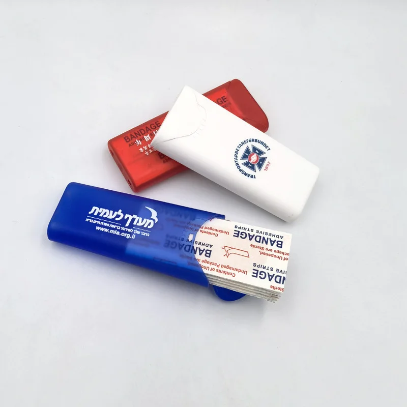 Удобная портативная пластиковая повязка многоразовая коробка частная этикетка с коробкой для таблеток комплект