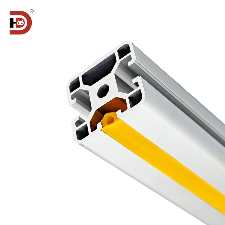 Aluminum Profile Flat Sealing Soft Rubber Strip 20/30/40 Aluminum Profile PVC Decorative Strip PE groove Sealing Strip supplier