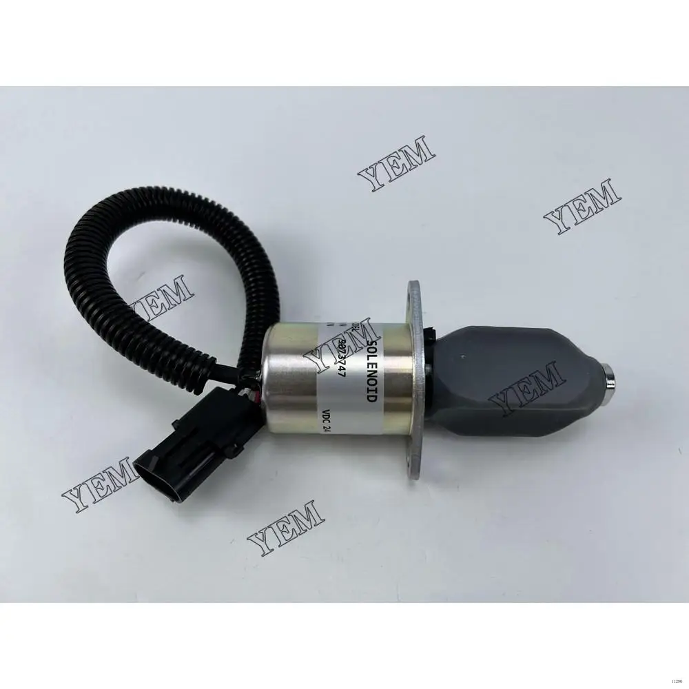 D926 Fuel Shut Off Stop Solenoid 9073747 for Liebherr Construction Machinery Parts