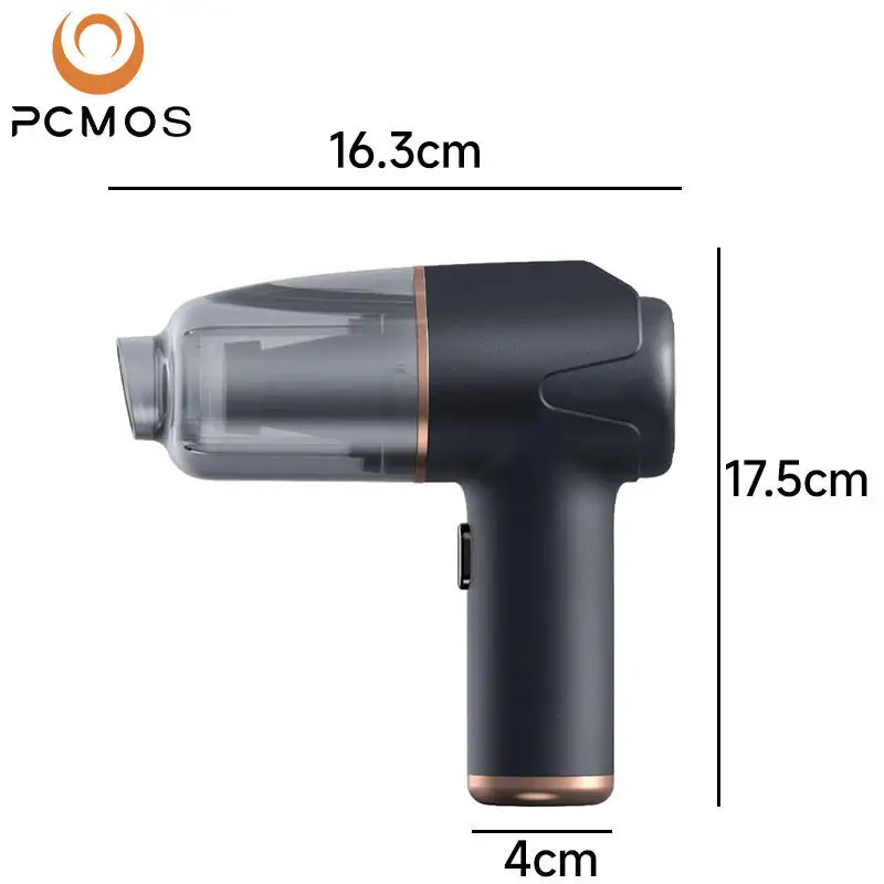 Portable Mini ABS Material Vacuum Cleaner Multifunctional Wireless 6000pa Strong Power Suction Battery Powered Car Cleaner - view 6