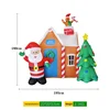 Modelo de iluminación del árbol de Navidad de Papá Noel