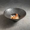 Tazón negro de 8.5" de profundidad