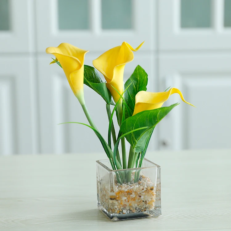 家の装飾のためのホットな新製品シミュレーションcalla Calla Buy カーラ Middot シミュレーションの花 オランダカイウ造花 オランダカイウブーケ Product On Alibaba Com