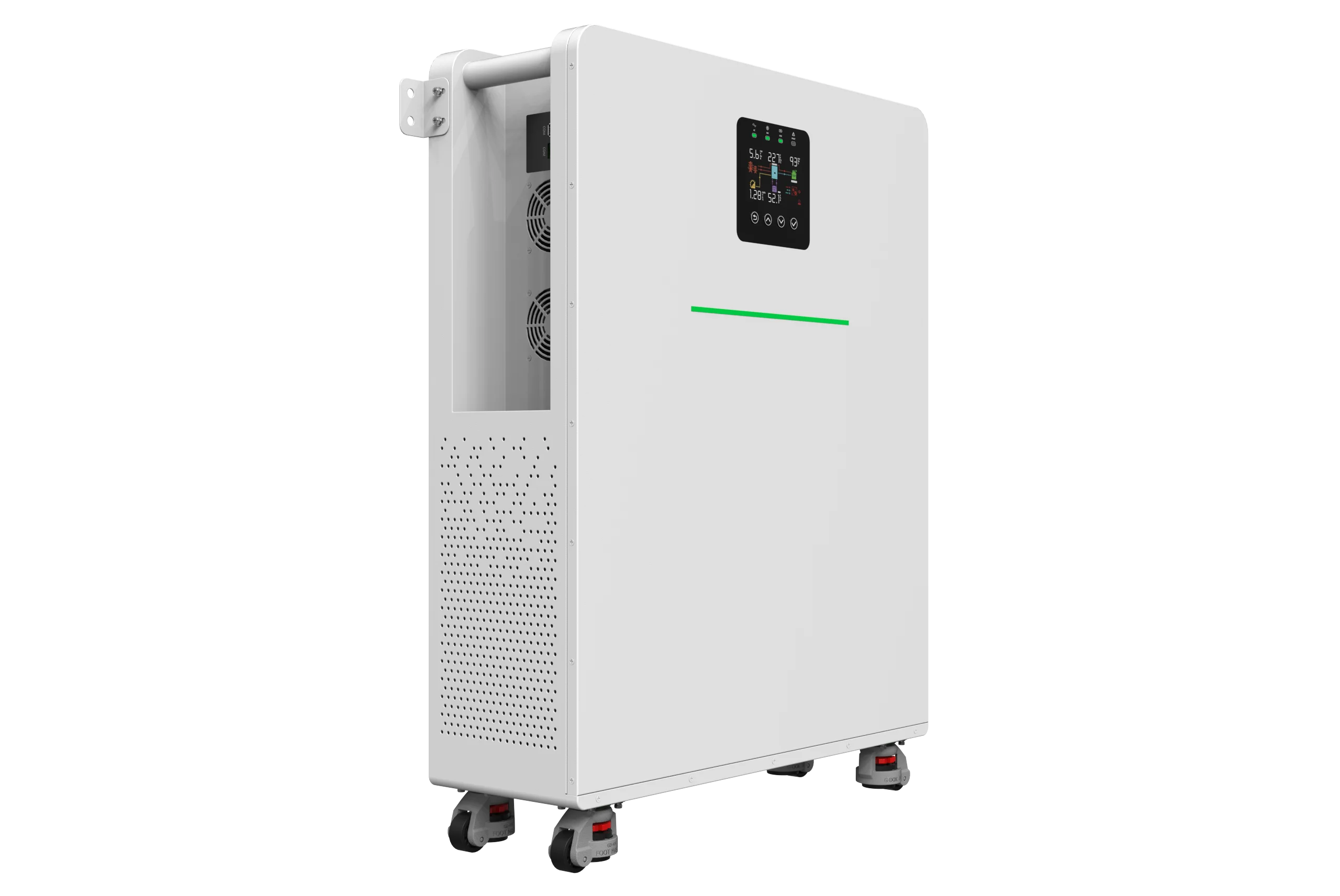 48V LiFePO4 Battery 200Ah Split Stackable White Solar Inverter 100Ah ...