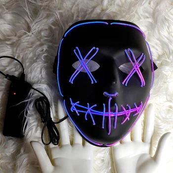 ハロウィンライトアップパージマスクステッチLEDパージフェスティバル