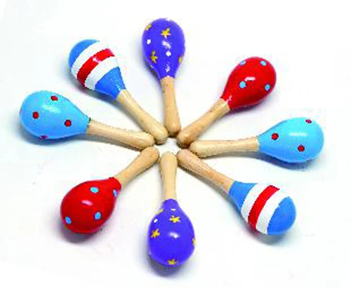 wooden colorful small sand hammer cheap sand hammer toy - buy