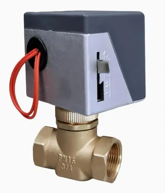 Electric Motorized Brass Ball Valve Actuator Manufacturer's Controller Float Switch Cooling Water Applications OEM Customization manufacture