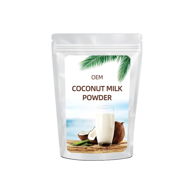 OEM vegan coconut milk powder customized Flavor Low Fat Instant vegan coconut milk powder