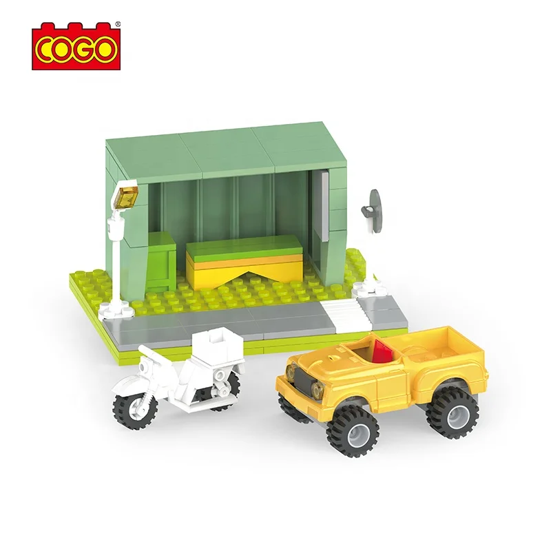 COGO Educational Toy 600 Pcs Compatible ABS Plastic Toy Brick DIY Random Assembly Block Building Block Set for Kids