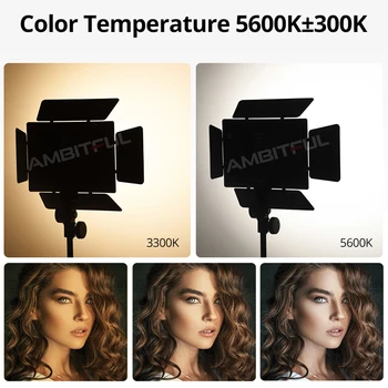 Godox LED500C 3300K-5600K Studio Video Light Lamp for Camera Camcorder Live Photo Shoot Video Recording detail image