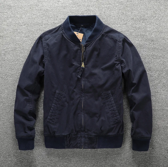 Men's Bomber Jacket Cotton Casual Camouflage Men's Casual Jacket_voghion.com