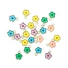 Mixed color floral pendant (10pcs)