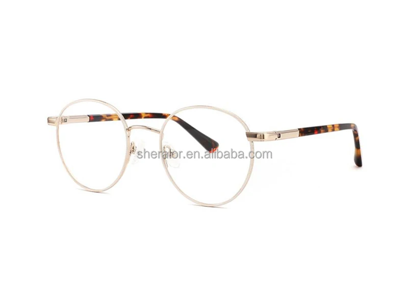 Classic Nickel Copper Round Shape Fullrim Customized Optic Eyeglasses