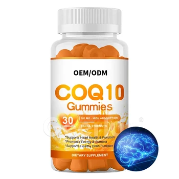 OEM ODM Wholesale High Quality Coenzyme Gummy Support Brain Function & Stamina COQ10 Gummies