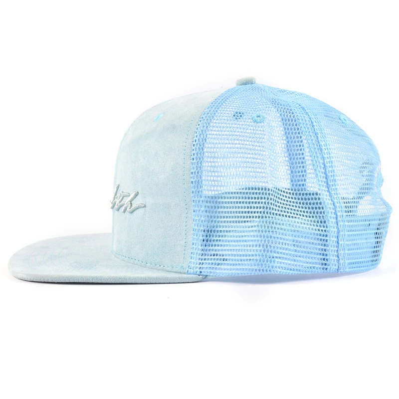 Популярный дизайн, дышащая плоская шляпа для дальнобойщиков конфетных цветов