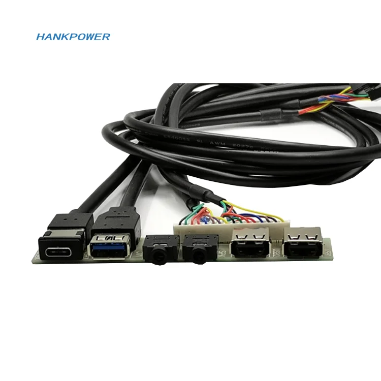 Oem Factory Desktop Computer Case Cable Pc Front Panel Usb3.0 Typec Hd