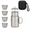 grey Full Titanium Tea Kit
