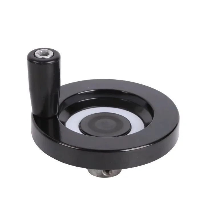 1PC 8mm 10mm Lathe Milling Machine Hand Wheel With Revolving Handle Diameter 63mm 80mm for T8 Lead Screw Trapezoidal Lead Screw