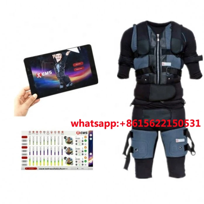 Professional Electrotherapy Pulse Effective Visionbody Ems Suits And Vest