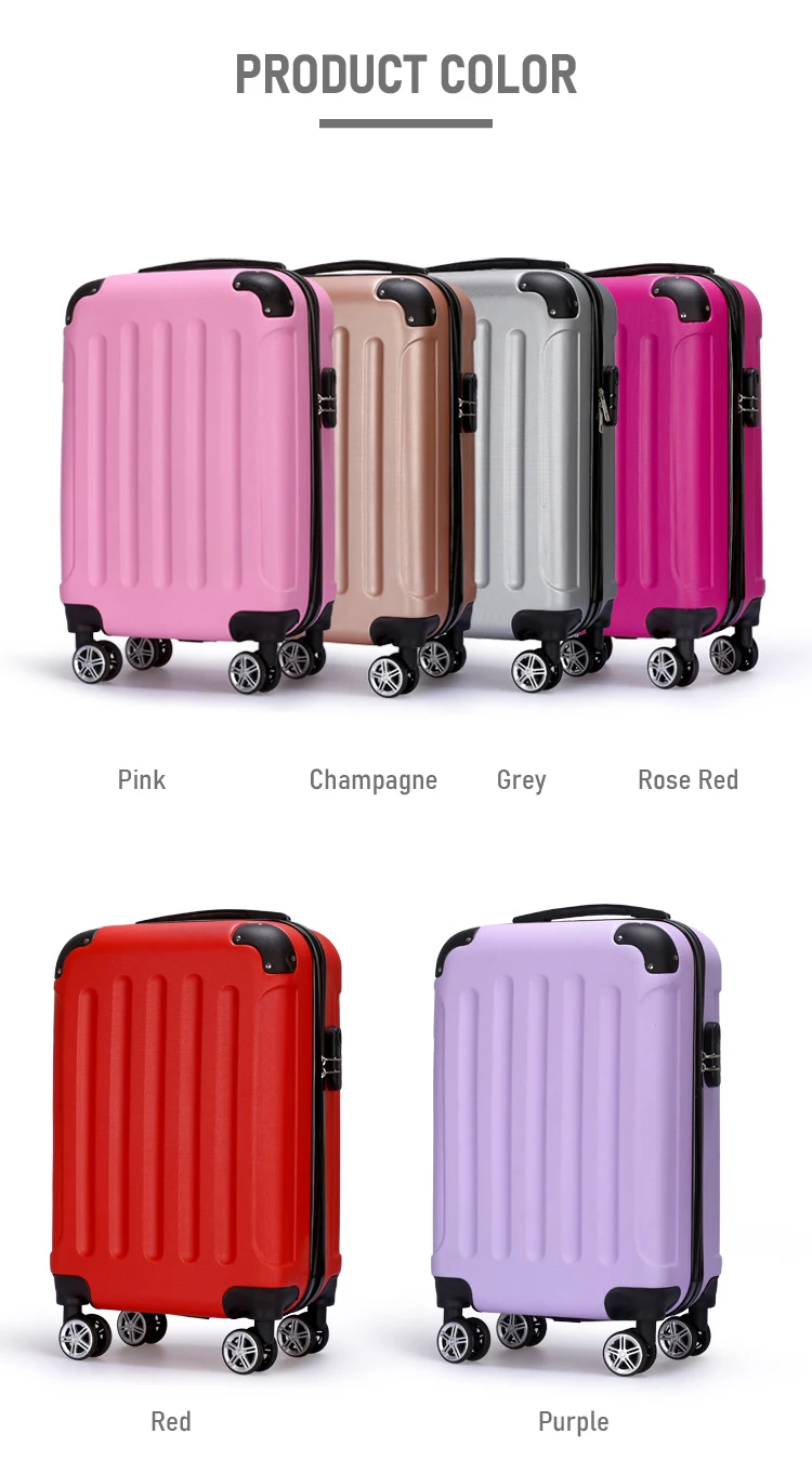 Hot Sale Abs Silent Wheel Luggage Case Small Scale Suitcase For Outdoor ...