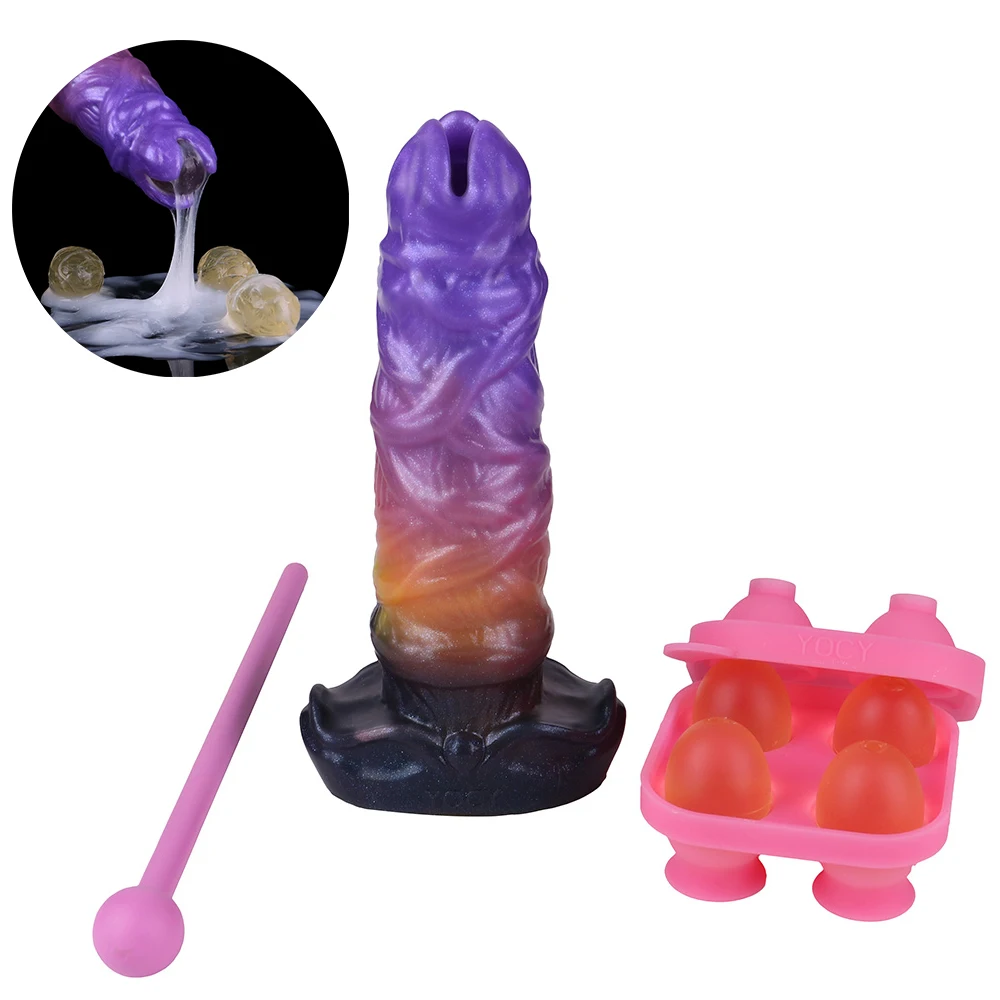 sex toys luxury Silicone Alien Dildo Ovipositor Fantasy Monster Lay Egg Stimulation Booster  Spawning Adult Female Masturbator Sex Toys Wholesale