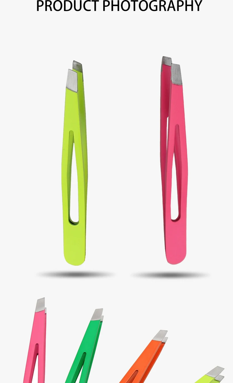 product china factory seller pointy eyebrow tweezers beauty tool eyebrow eyelash tweezers-9
