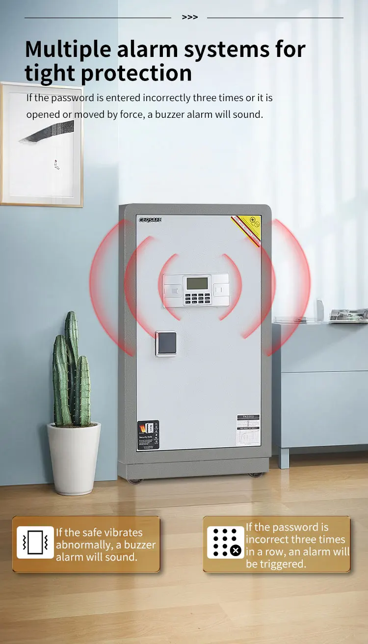 CEQSAFE High Quality Small Metal 1 Hour Fire Rating Cheap Fireproof Safe Box factory