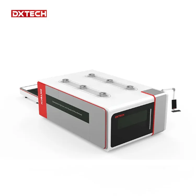 Nice to Environment Design Enclosed Fiber Laser Cutting Machine for Metal Sheet and Metal  with Exchange Platform