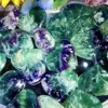 Feather Fluorite Heart(10-230g/pc)