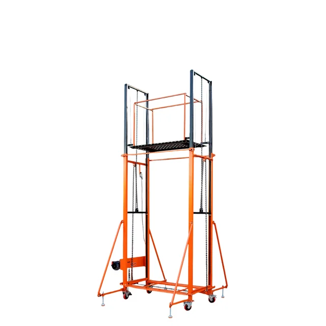 200-500kgs mobile electric lifting scaffolding foldable electric scaffolding lift platform