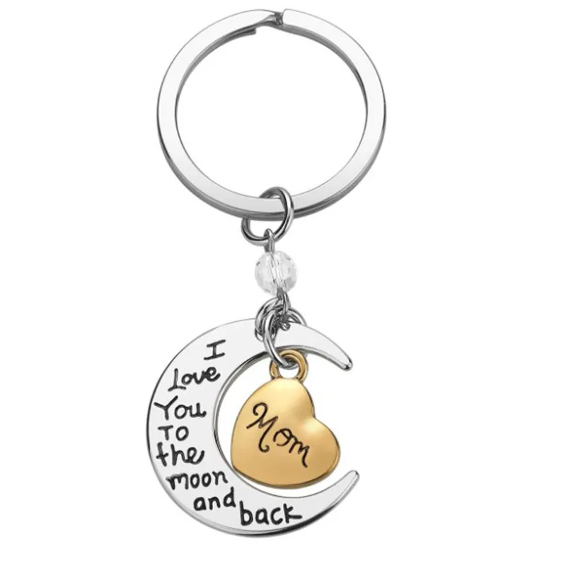 I Love U 2 The Moon & Back Heart Key Chain With MOM Text And Its Gift Box For Mother Day, Valentine And Anniversary Celebration Gift Price In UAE | Amazon UAE - Foto 3