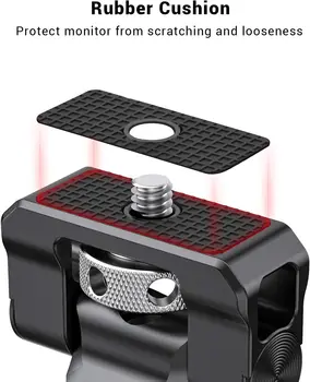 Smallrig Field Monitor Mount Holder with Cold Shoe and 1/4" Inch Screw for 5 Inch and 7 Inch Monitor -BSE2346 detail image
