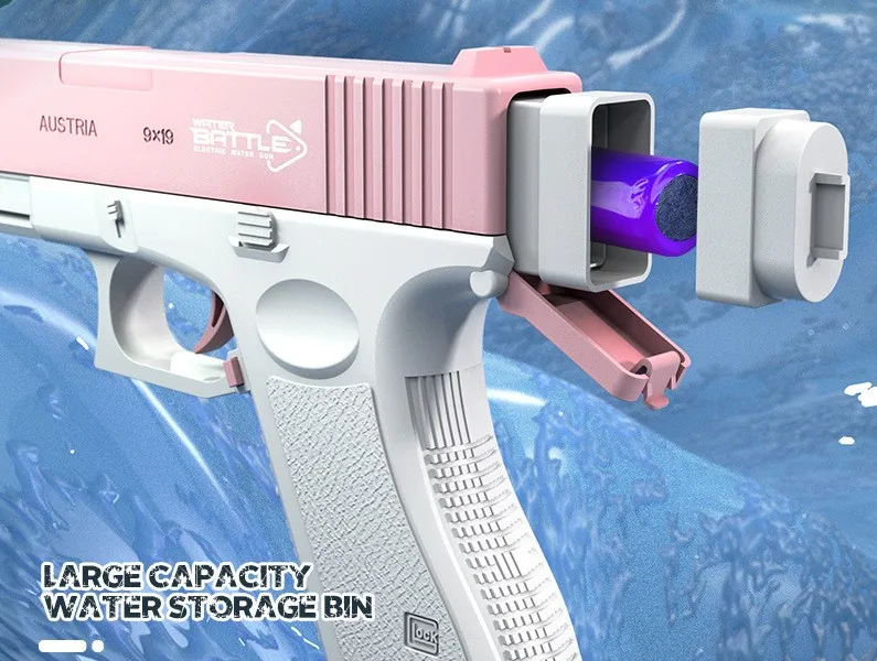 2022 New Full Auto Splatter Ball Blasters With 5000 Water Beads Ak Ejection Shooting Gun Toys Electric Gel Ball Blaster Gun