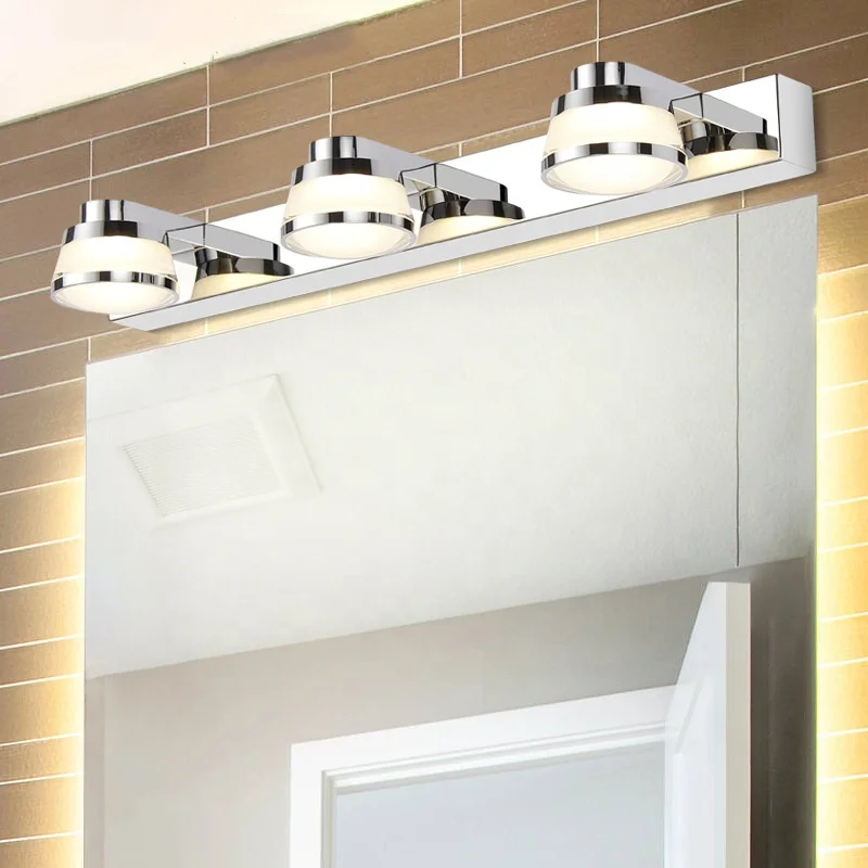 Lámpara Pared Led Para Espejo De Baño Moderna Luz Blanca30cm