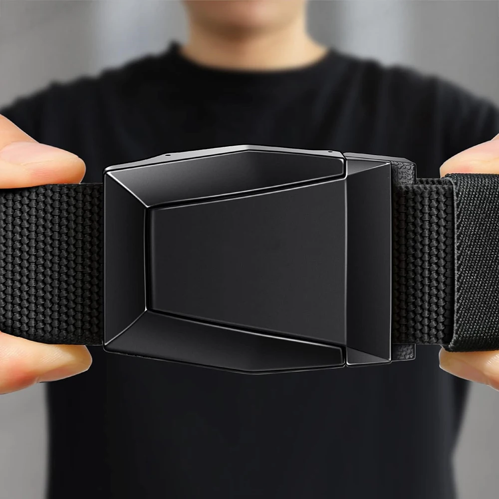 Wear-resistant Men Durable Tactical Belt Web Rigger Belt Stretch Men Sports Fishing Quick Release Tactical Belt