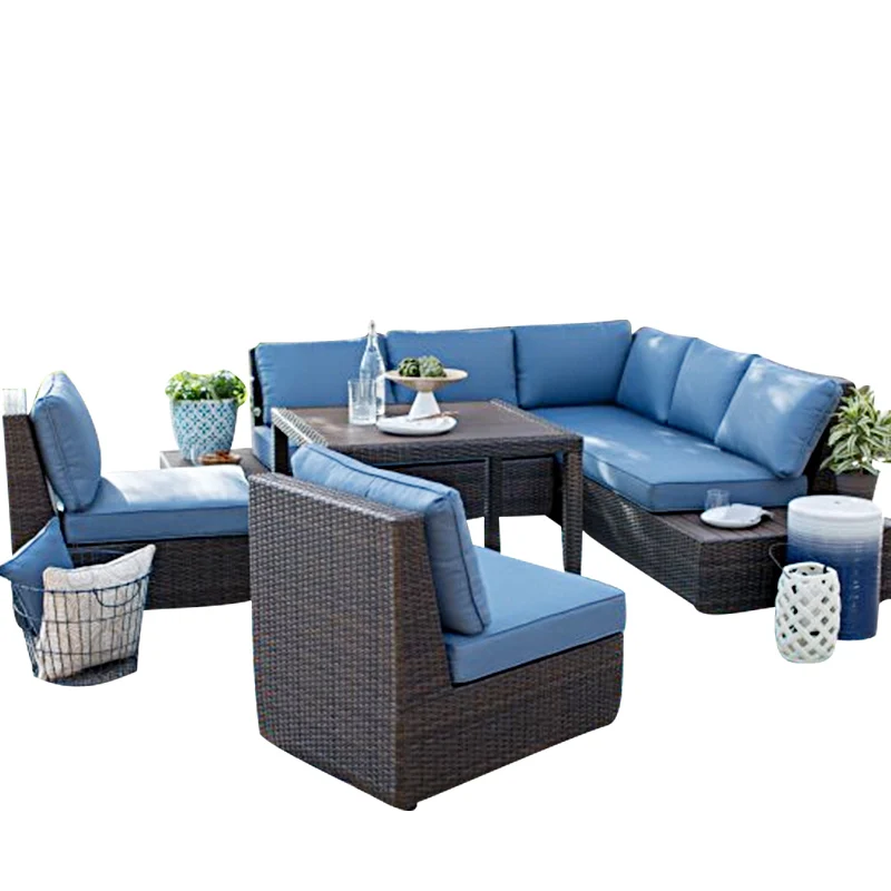 Competitive Price New Modern Outdoor Weather Proof Rattan Garden Furniture Storage Sofa Set With Armrest Soft Pad Chair Buy Sofa Chair Single Soft Pad Chair Chavari Chairs Product On Alibaba Com