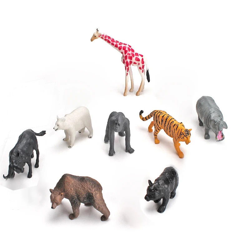 Cheap Simulation Zoo Model Mini Wild Animal Giraffe Tiger 8 Fun Hand Do  Ornaments Wild Animal Toys - Buy Plastic Animals Toy Set,3d Wild Education Animals  Toys,Wild Animal Toys Product on 