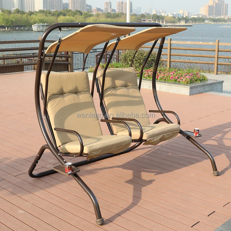 Wanland High Quality Outdoor Two Seats Garden Jhula Patio Swing Chair