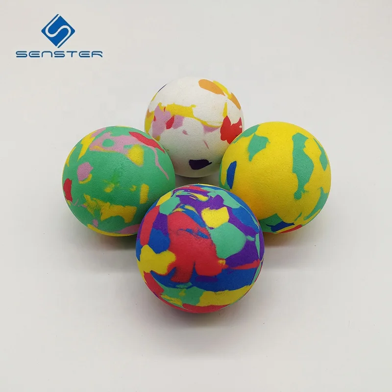 Cheapest Mixed Color Eva Foam Ball air Cannon Foam Ball Compressed air Confetti Cannon Foam Ball
