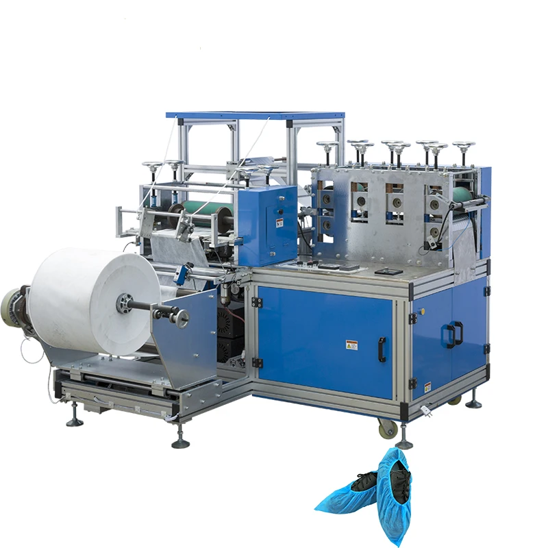 Машина для производства синих бахилов в стиле Kimberly-Clark