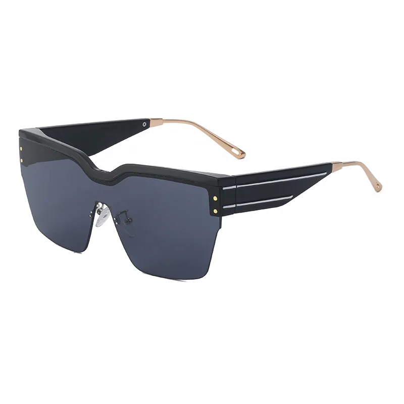 Stars Brand Design Square Half Frame 2024 Sunglasses Women Men
